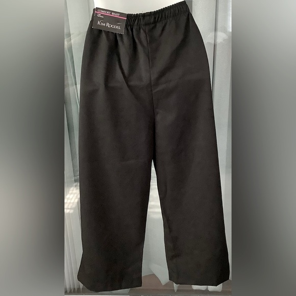 Kim Rogers comfort waist women's black capri pants - Picture 2 of 9